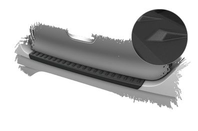 CSR Ladekantenschutz für Hyundai I10 (3. Gen) LKS046-S strukturiert schwarz matt