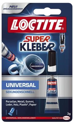 Loctite 9H LTK1C Sekundenkleber Universal flüssig 3g LTK12