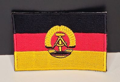 Aufnäher Aufbügler Patch Deutschland DDR - 5,5 x 8,5 cm