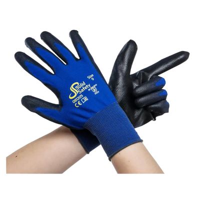 SolidSafety Tough Fine Touch, ultraleichter Montagehandschuh, Gr. 7 | Packung (1 Paar