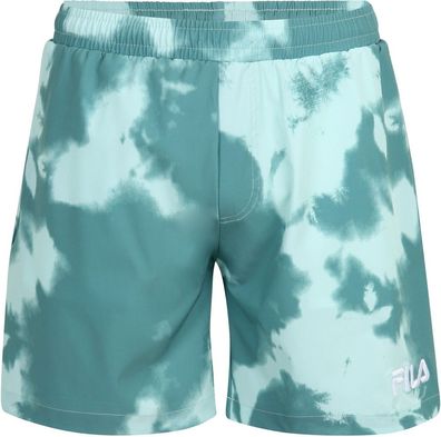 Fila Kurze Hose Savona Aop Beach Shorts Beryl Green Floral Batic AOP