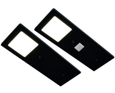 LED Unterbauleuchte Küche 2x3 W, Küchenleuchte Eco-Pad, warmweiß