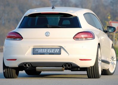 Rieger Heckansatz für VW Scirocco 3 08/2008-04/2014 bis Facelift K 00088281 Glossy s