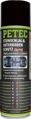 Petec Steinschlag- & Unterbodenschutz Schwarz 500 ml Spray