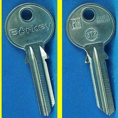 Schlüsselrohling Börkey 672 für verschiedene Ango, Assa, Biffar, Ruko, Profil 500