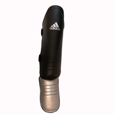 adidas Hybrid Super Pro Schienbeinschützer Schwarz / Silber-L