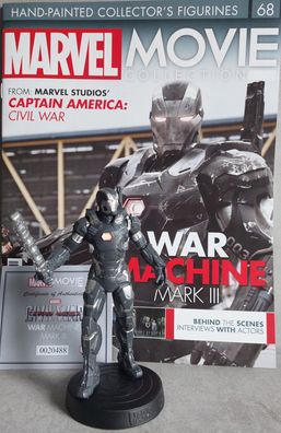 MARVEL MOVIE Collection #68 War Machine Figurine (Captain America: Civil War) Eaglemo