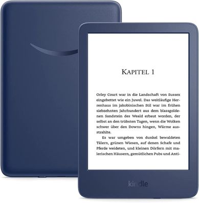 Amazon Kindle (2022) eReader 16GB ohne Spezialangebote, E-Book Reader - Blau