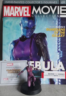 MARVEL MOVIE Collection #69 Nebula Figurine Guardians OF GALAXY Eaglemoss englisches