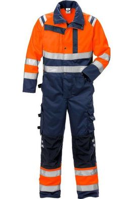 Fristads High Vis Overall Kl. 3 8026 PLU Warnschutz-Orange/Marine