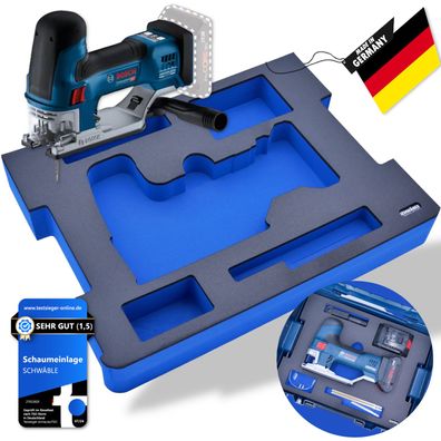 Schwäble® Schaumeinlage Schaumstoffeinlage für Bosch Akku-Stichsäge GST18V-155S