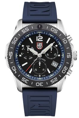 Luminox Taucheruhr Chrono Pacific Diver Blau/Schwarz mit 2 Bändern XS.3143. SET