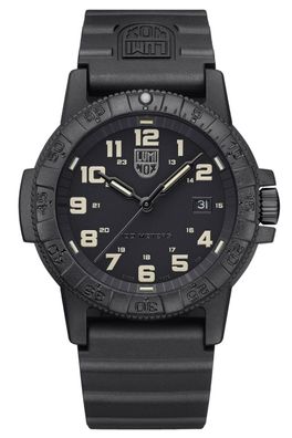 Luminox Herren-Uhr Leatherback Sea Turtle Giant Schwarz/Sandfarben XS.0330