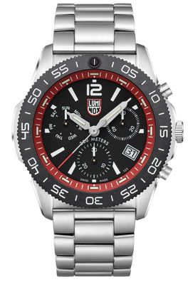 Luminox Taucheruhr Chronograph Pacific Diver Schwarz/Rot XS.3155.M