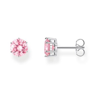 Thomas Sabo Schmuck Damen-Ohrstecker Pinkfarbener Stein H2300-051-9