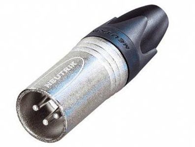 Neutrik - NC3MXX - XLR-Kabelstecker, 3-Polig, Silber beschichtet, vernickelt