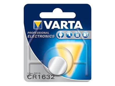 Varta - CR1632 - 3 Volt 135mAh Lithium - Knopfzelle