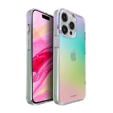 LAUT Holo iPhone 14 Pro Schutz Hülle clear/pearl