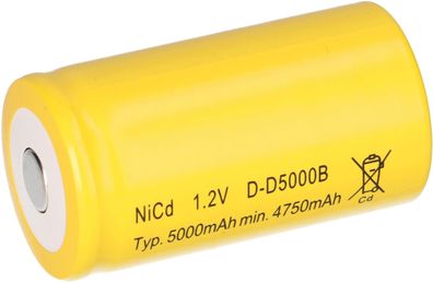 Mexcel Akku NiCd D Mono 1,2V 5000mAh NS5000D-I Hochstrom