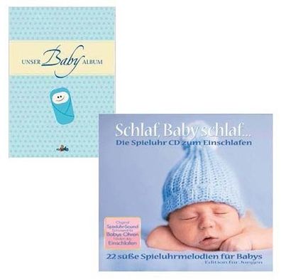 Unser Baby Album + Spieluhr CD zum Einschlafen