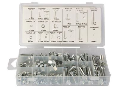 Toolland - HAS06 - Muttern- und Bolzen-Sortiment - 240-tlg