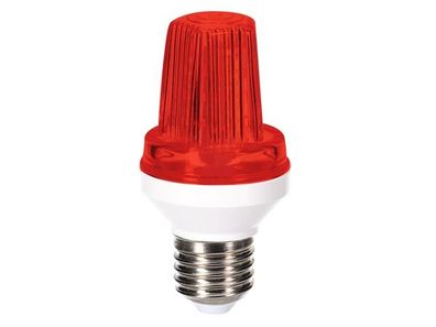 HQPower - HQPL11028 - Mini LED-Stroboskop-Blitzer - E27-Fassung - 3 W - Rot