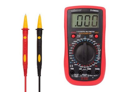 Velleman - DVM895 - Digital-Multimeter, für Gleich-/Wechselstrom, Gleich-/Wechsels