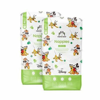 Mama Bear Disney Ultra Dry Windeln Größe 4 Monatsbox Luftkanal 8-14 kg 168 Stück