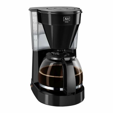 Melitta 1023-02 Easy II Filterkaffeemaschine Glaskanne 10 Tassen 1,25L Schwarz