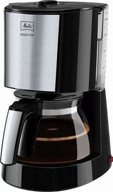 Melitta Enjoy Top 1017-04 Filterkaffeemaschine Glaskanne AromaSelector Schwarz