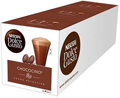 Nescafé Dolce Gusto Chococino Trinkschokolade Feiner Kakao 3 x 16 Kapseln