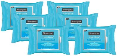 Neutrogena Hydro Boost Aqua Reinigungstücher Abschminktücher Damen 6er Pack