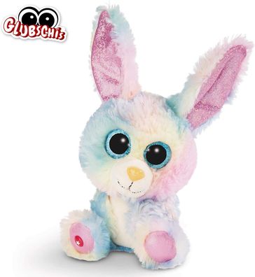 NICI 45561 Glubschis Hase Rainbow Candy 15cm Kuscheltier Schmusetier Plüschtier