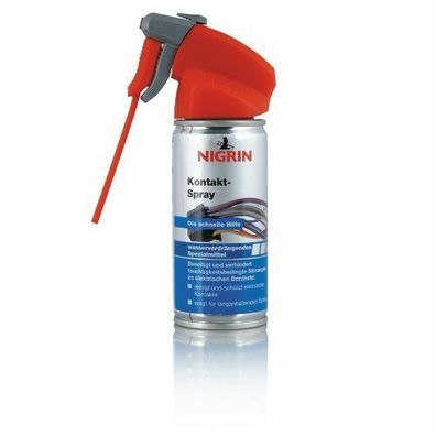 NIGRIN 72246 Kontakt Spray Elektronik Reinigung Schutz Kfz PKW Motorrad 100 ml