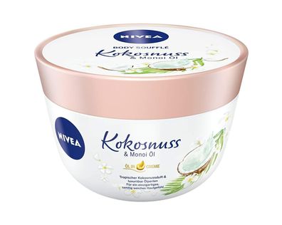 NIVEA Body Soufflé Kokosnuss Monoi Öl Lotion trockene Haut Damen Frauen 200 ml