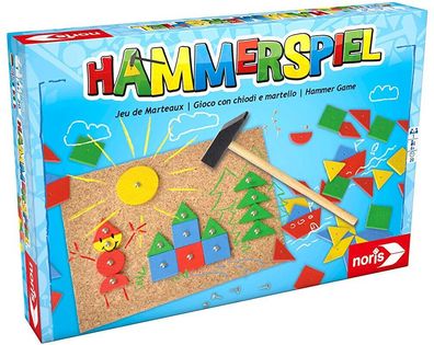 Noris 606049101 Hammerspiel Kinderspiel Motorik Kreativität Geschicklichkeit