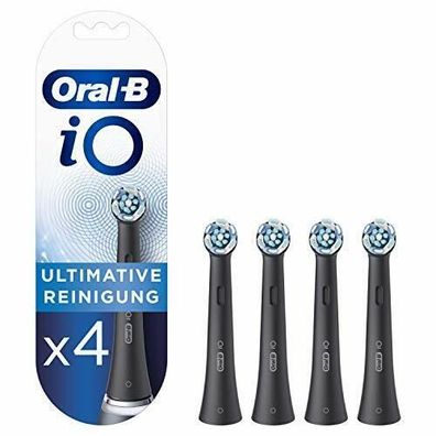 Oral-B iO Aufsteckbürsten Elektrische Zahnbürste 4 Stück Schwarz Zahnreinigung