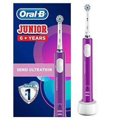 Oral-B Junior Elektrische Zahnbérste Kinderzahnbérste ab 6 Jahren Timer Lila