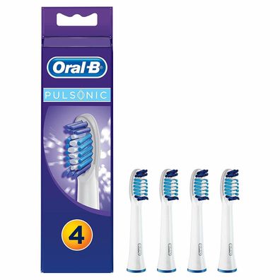 Oral-B Pulsonic Aufsteckbürsten Ersatzbürsten Schallzahnbürsten Zubehör 4er Pack