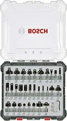 Bosch Professional Fräser Set Holz 30-teilig Oberfräse 8 mm Schaft Zubehör