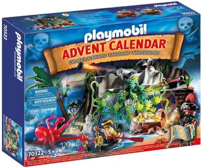 Playmobil 70322 Adventskalender Schatzsuche in der Piratenbucht ab 5 Jahren