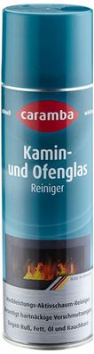 Caramba 696405 Kamin und Ofenglasreiniger Beseitigt Ruß Fett Harz 500 ml