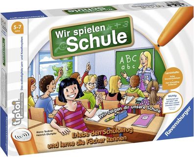 Ravensburger 00733 tiptoi Wir spielen Schule Lernspiel Kinderspiel ab 5 Jahren