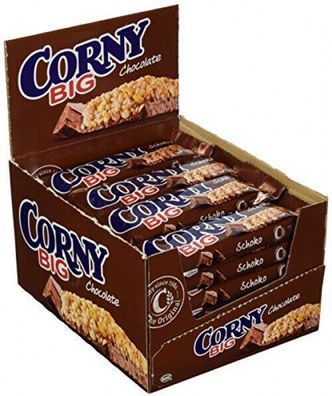 CORNY BIG Schoko Müsliriegel Schokolade Getreide Cerealien Riegel Snack 24 x 50g