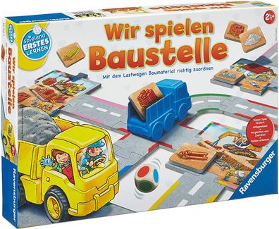 Ravensburger 24726 Wir spielen Baustelle Lernspielzeug Motorik ab 2 Jahren