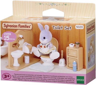 Sylvanian Families 5020 Toiletten Set mit Accessories Zubehör Sammelfiguren