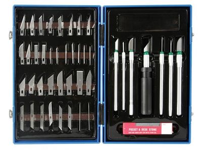 Velleman - VTK6N - Präzisions-Cuttermesser-Set - 53-tlg