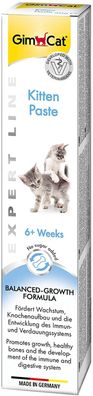 GimCat EXPERT LINE Kitten Paste Katzensnack junge Katzen Leckerli Tube 50g