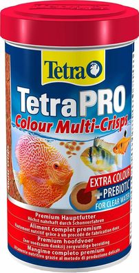 Tetra Pro Colour Multi-Crisps Premiumfutter tropische Zierfische Dose 250 ml