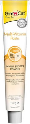 GimCat Multi-Vitamin Paste Gesunder Katzensnack Abwehrkräfte Immunsystem 100g